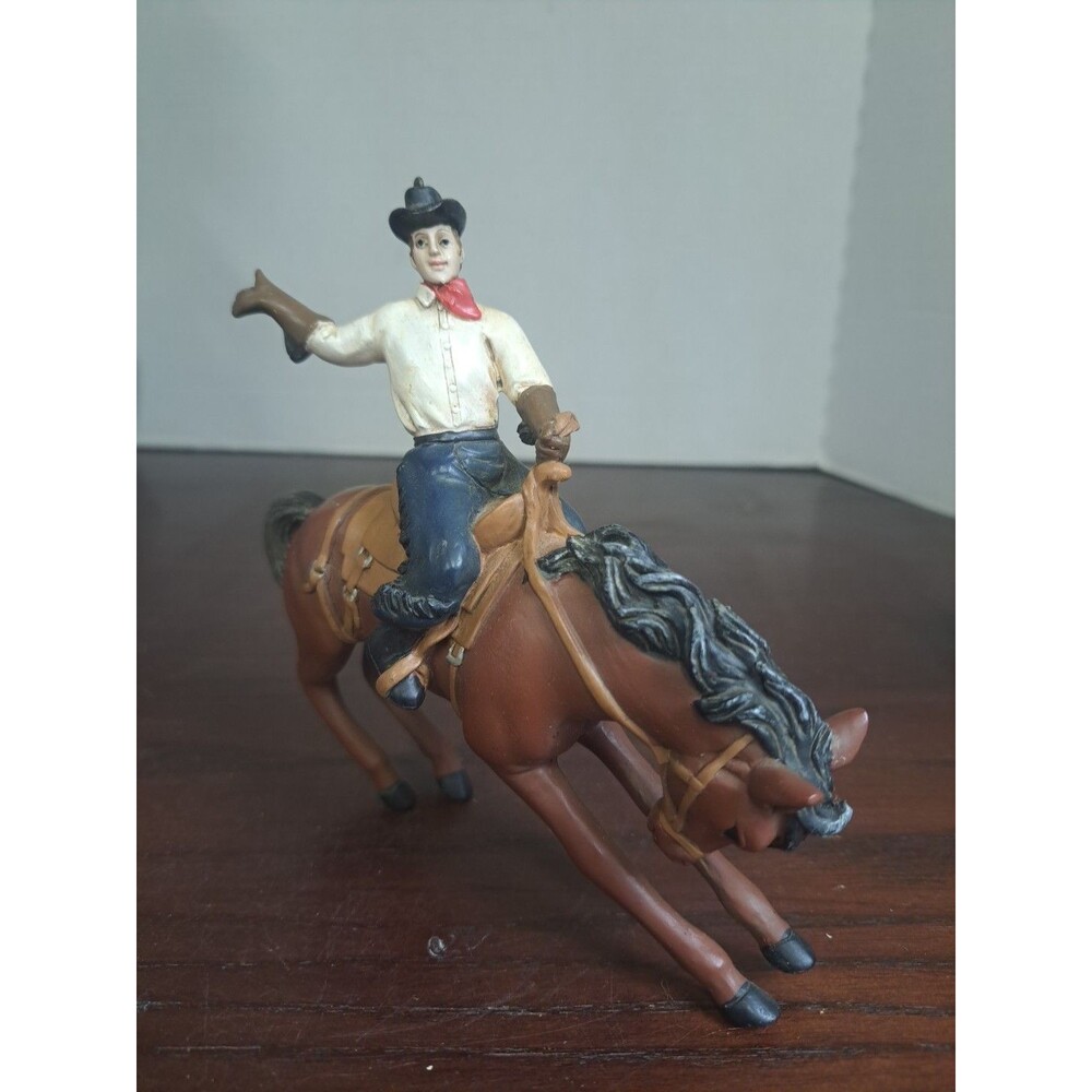 Vintage Cowboy On Bucking Horse Ornament